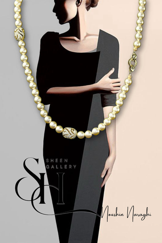 Golden Pearl| Unique         Handmade                                     مروارید طلایی